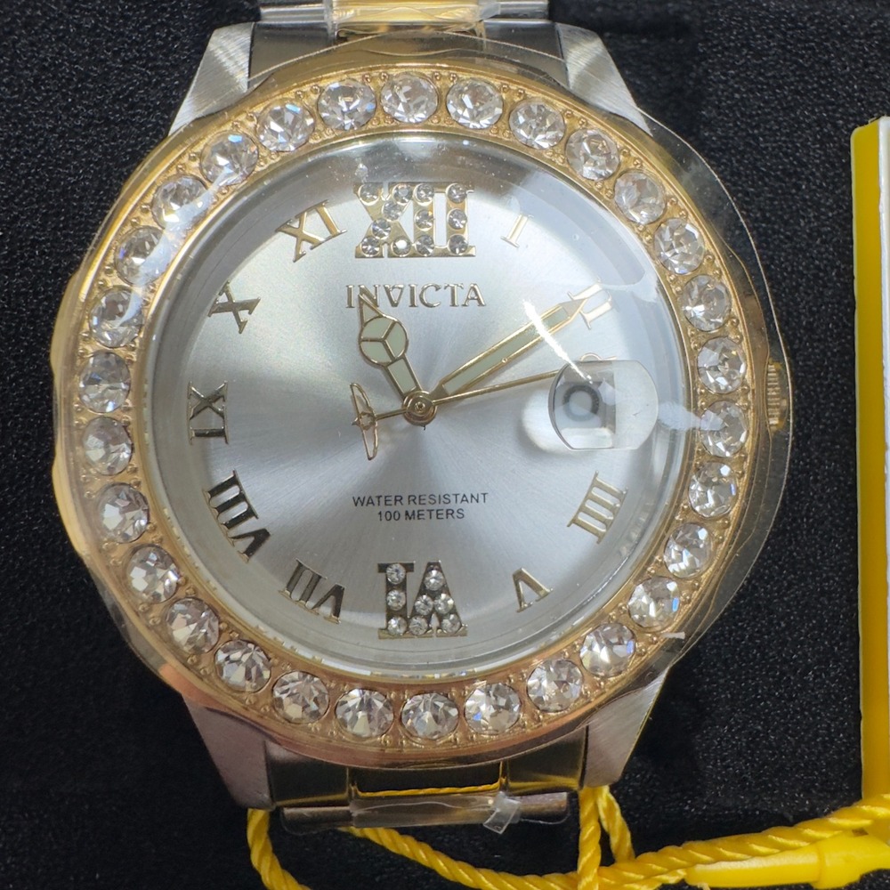 Invicta Pro Driver Watch‎ Women 38mm Two-Tone New Crystal Bezel Date 20215 - Picture 7 of 10